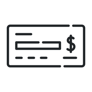 cheque icon